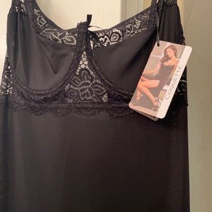 Black sexy long gown